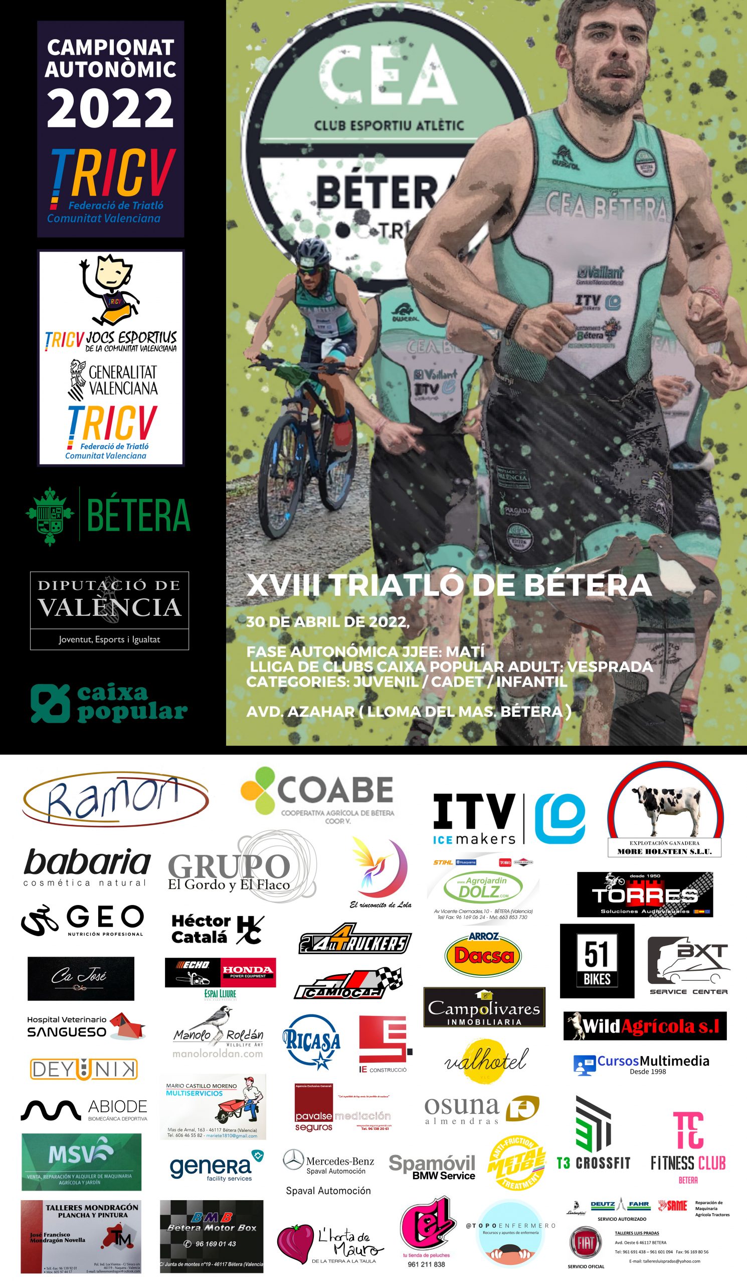 XVIII TRIATLO BETERA_cartel